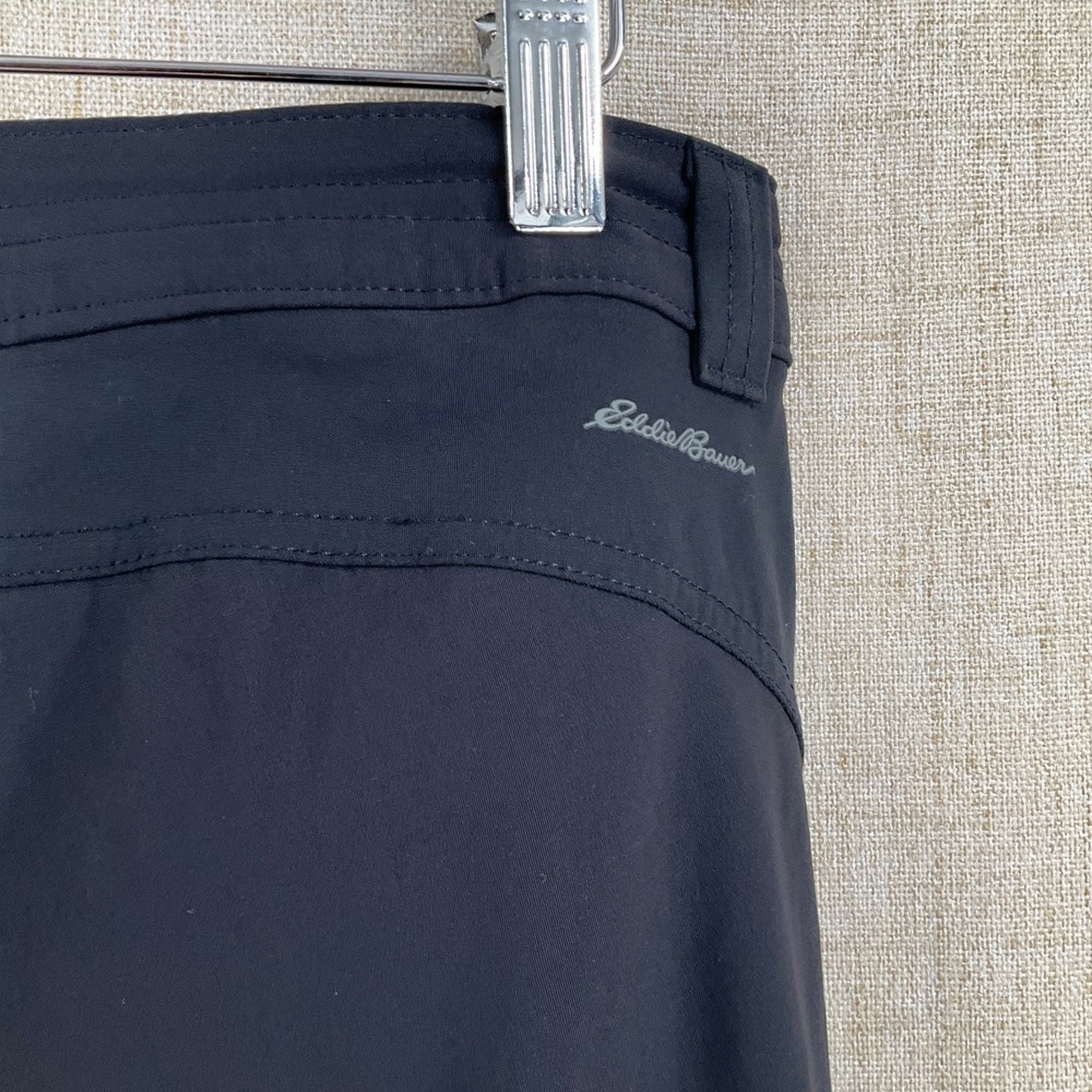 Eddie‎ Bauer First Ascent Womens Sz 6 Black Hiking Cargo Pants Outdoor Trail - Picture 8 of 14